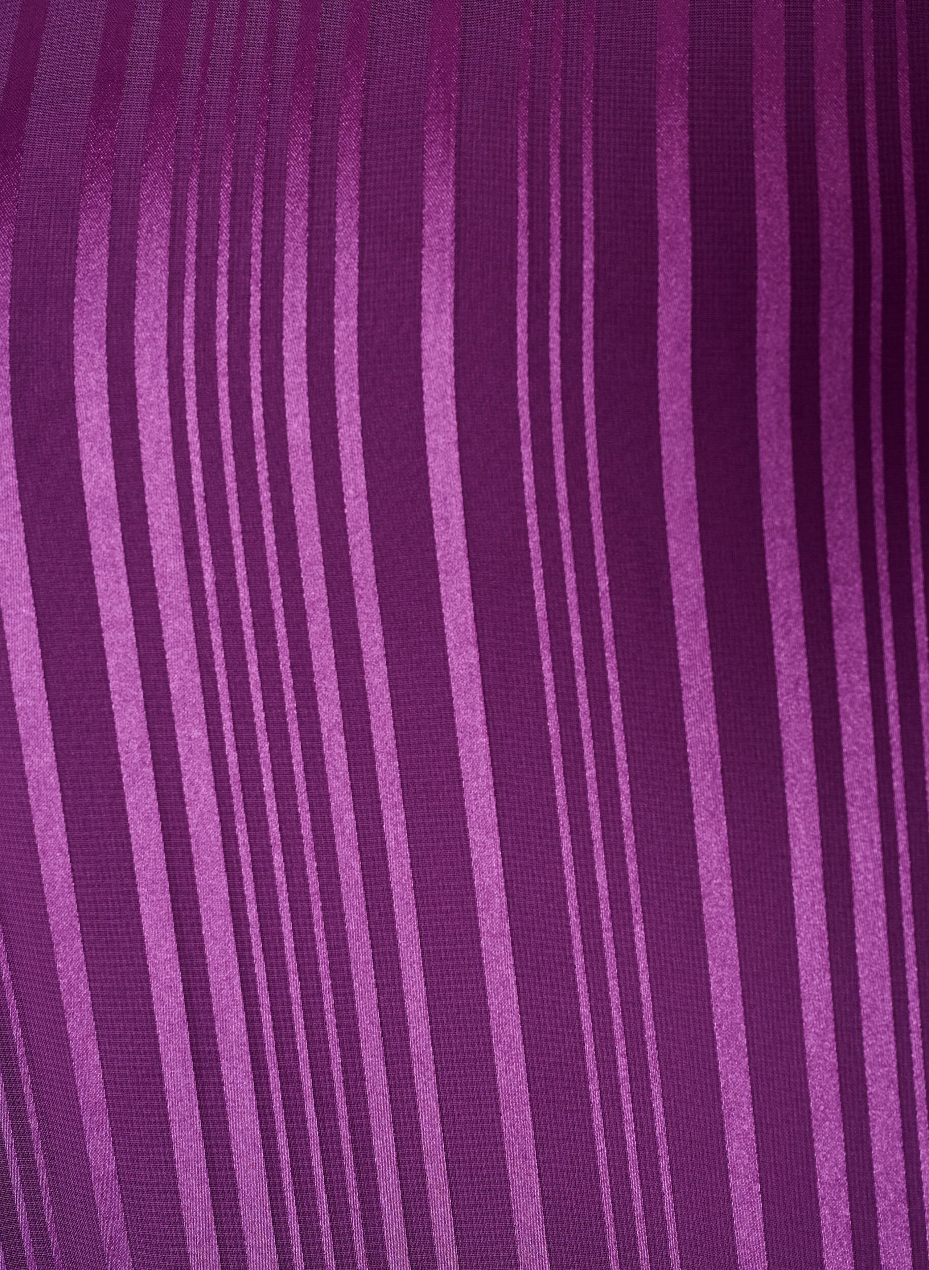 ZizzifashionStriped blouse with a balloon shape, Purple, Packshot image number 2