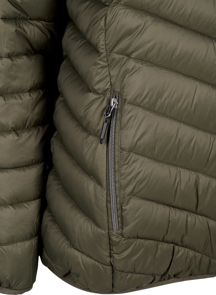 Lightweight jacket with hood, Green, Packshot image number 3
