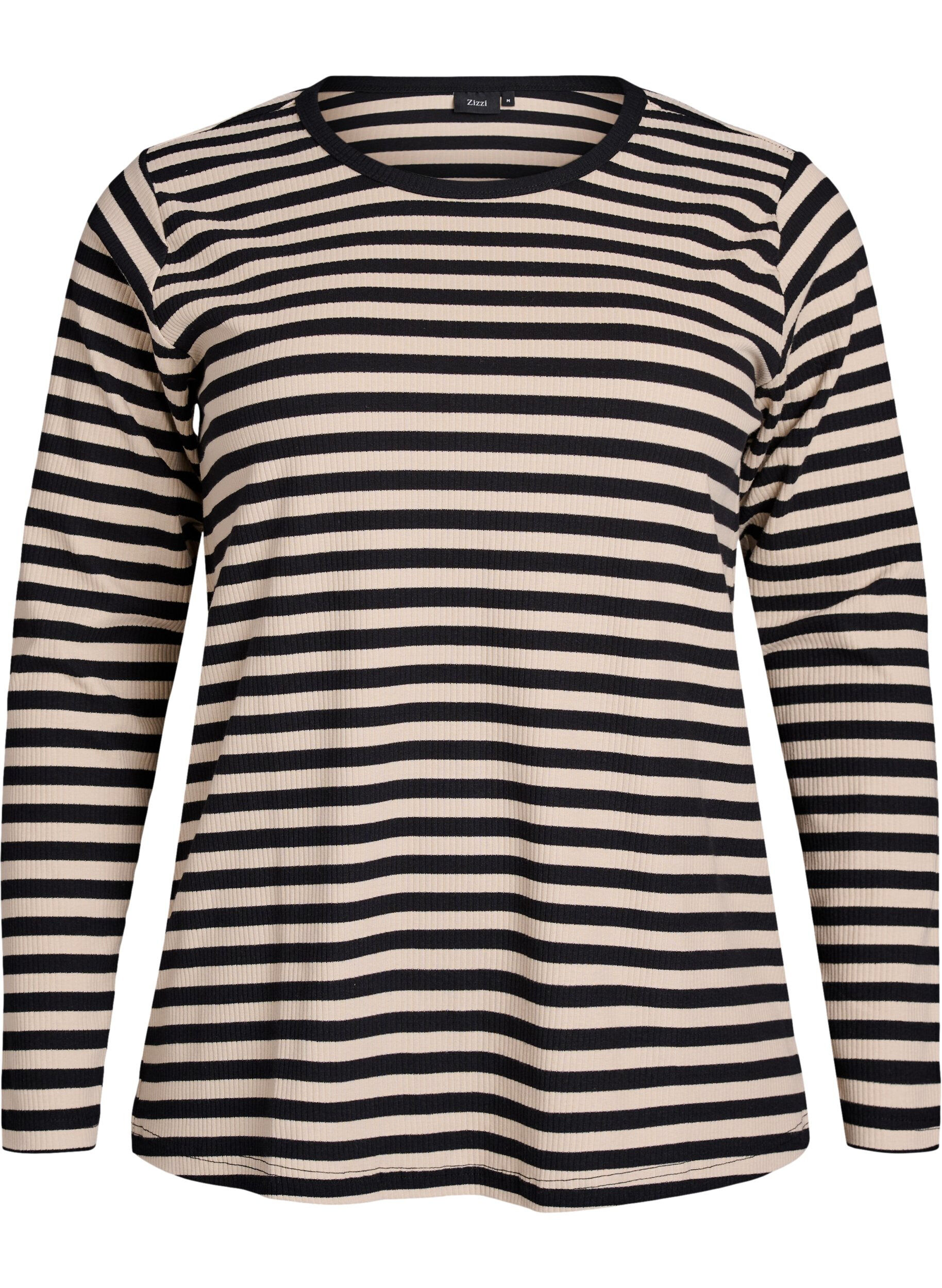 Striped blouse with long sleeves