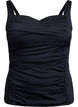 Tankini with drapes, Black, Packshot image number 0