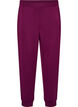 Jersey trousers with high waist and pockets, Purple, Packshot image number 0