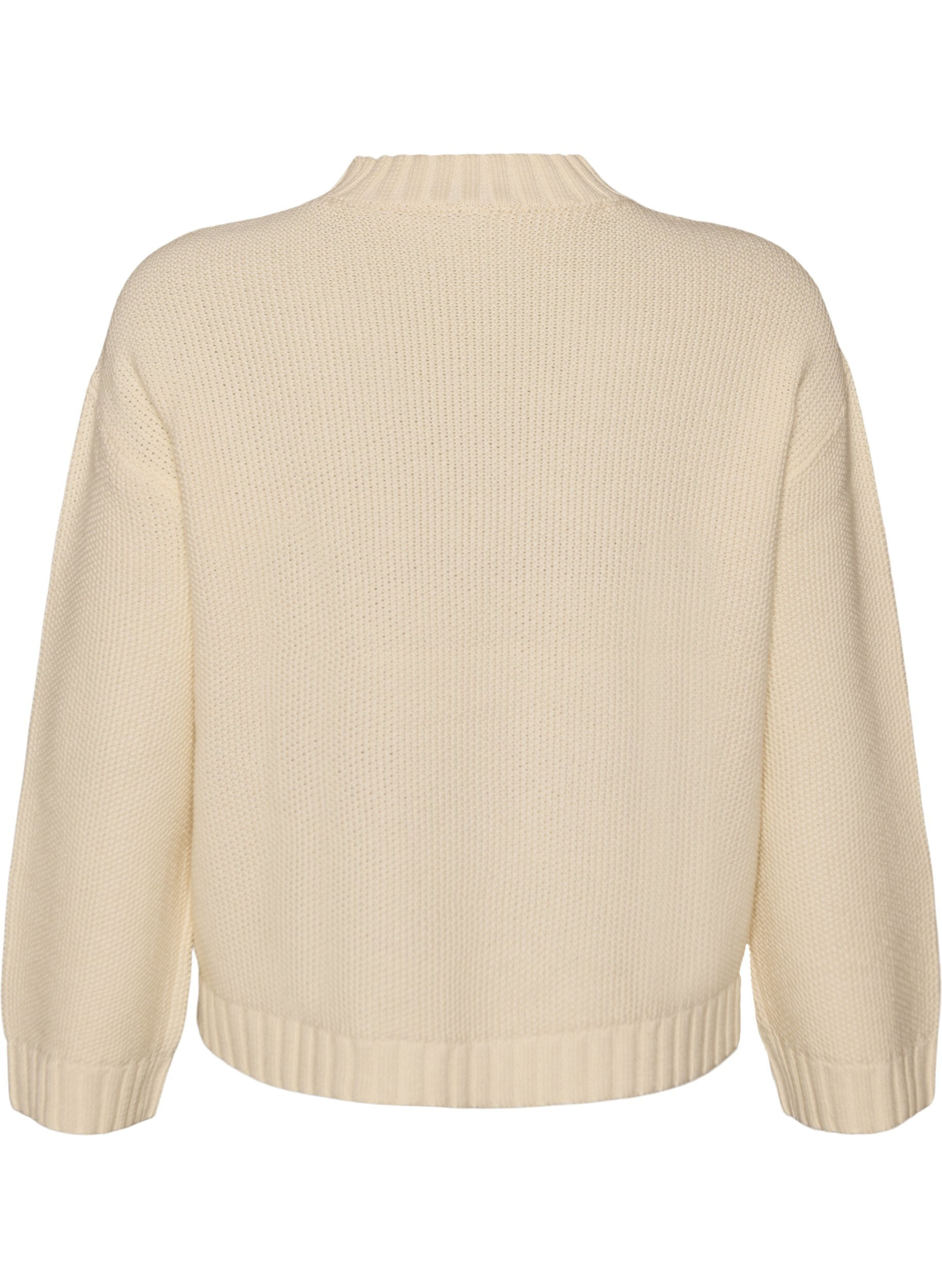 ZizzifashionJumper with a cable knit pattern, Vanilla, Packshot image number 1