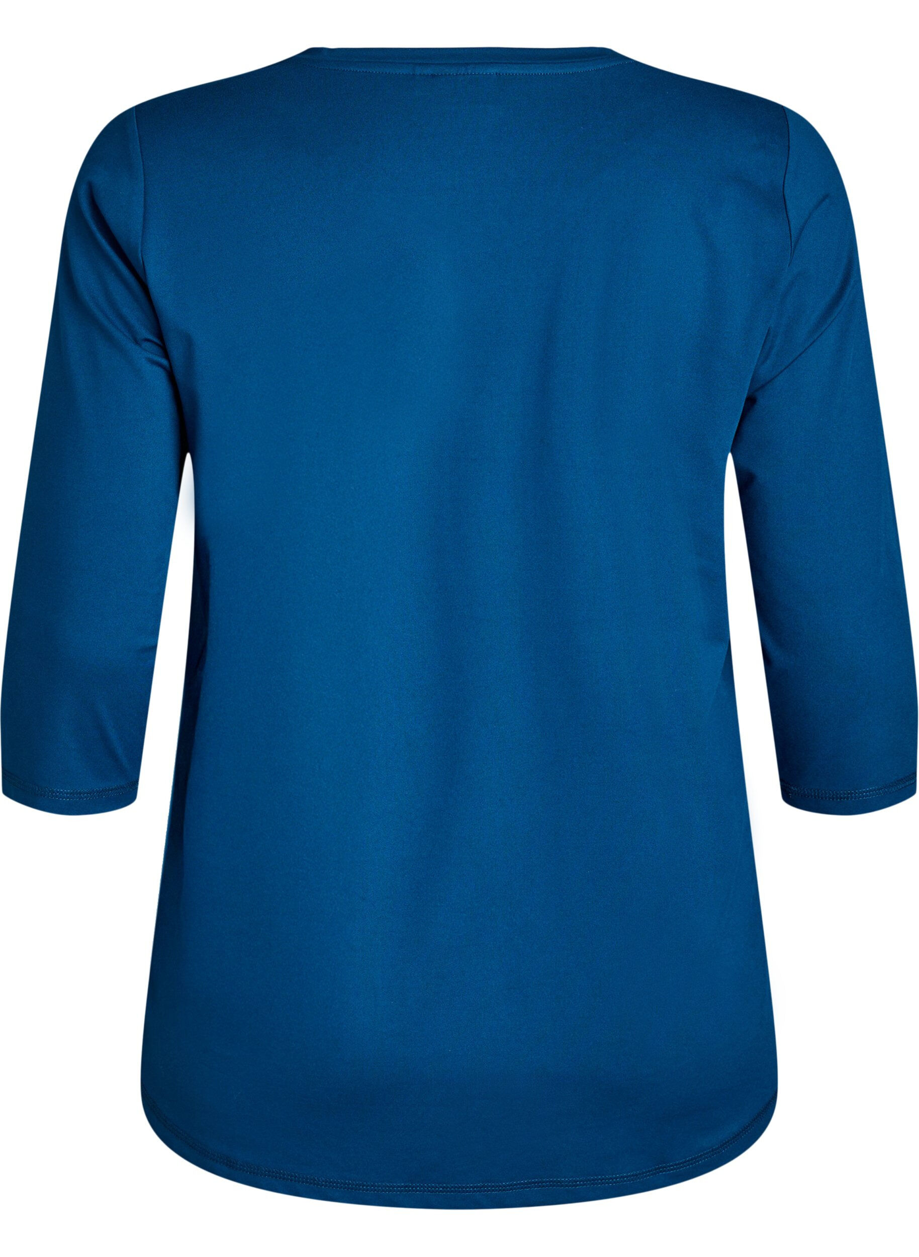 Zizzifashion Workout top with 3/4 sleeves, Blue, Packshot image number 1