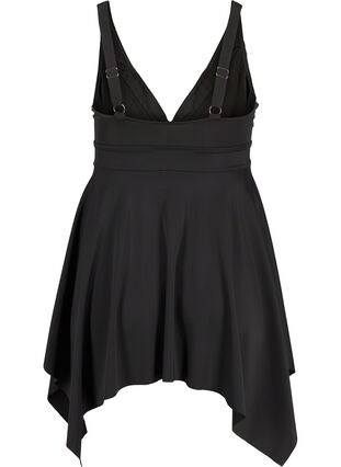 Swimsuit dress with adjustable straps , Black, Packshot image number 1