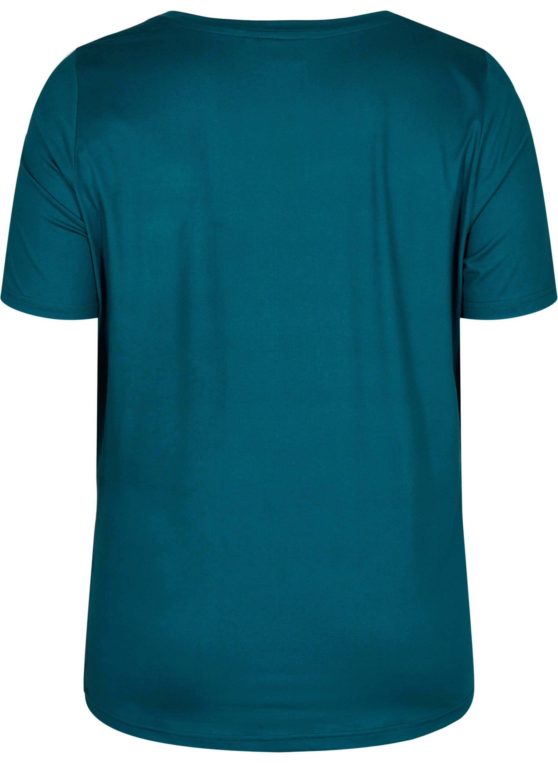 Zizzifashion Maternity gym t-shirt, Deep Teal, Packshot image number 1