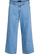 High-waisted wide leg jeans, Light Blue, Packshot image number 0