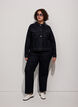 Classic denim jacket with contrast stitching, Blue, Model image number 1