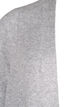 Long knitted cardigan with pockets, Light Grey Melange, Packshot image number 2