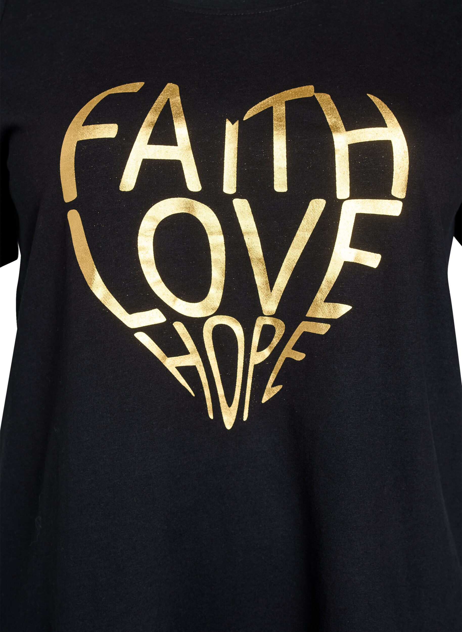 Zizzifashion FLASH - T-shirt with motif, Black, Packshot image number 2