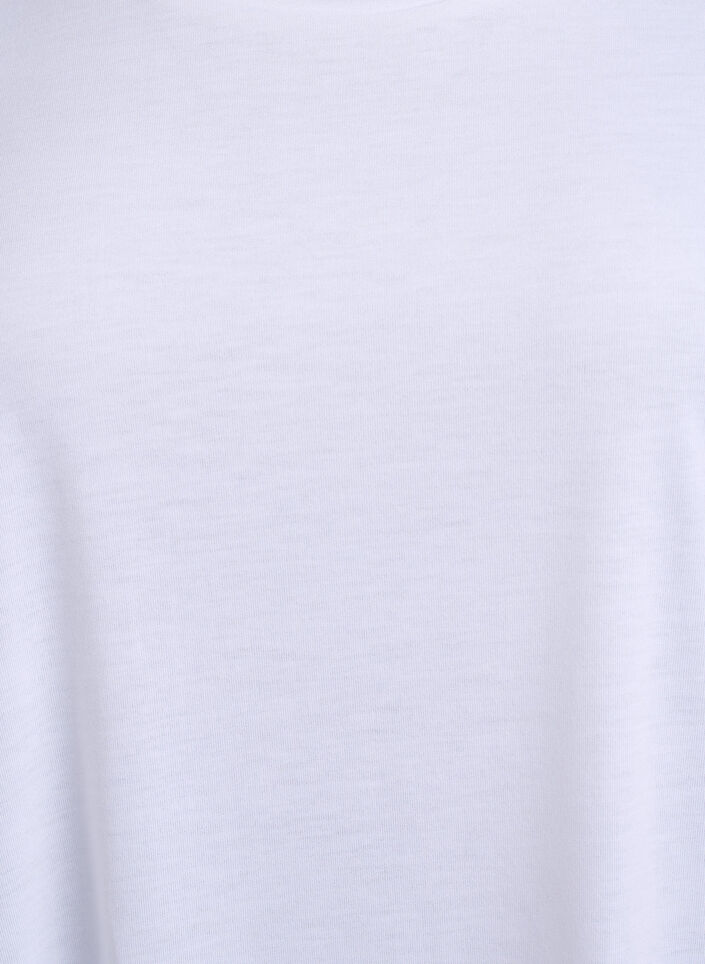 Short sleeve nightgown with text print, , Packshot image number 2