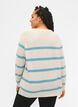 Rib-knit sweater with stripes, P.Stone/Reef W.Mel., Model image number 1