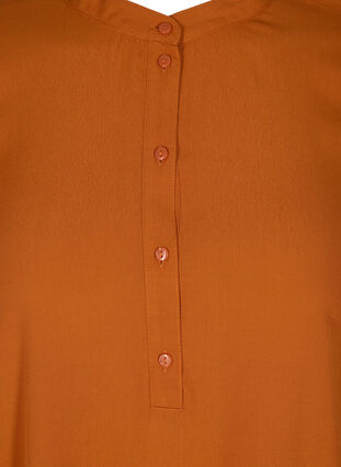 Viscose A-line tunic with slits, Autumnal, Packshot image number 2