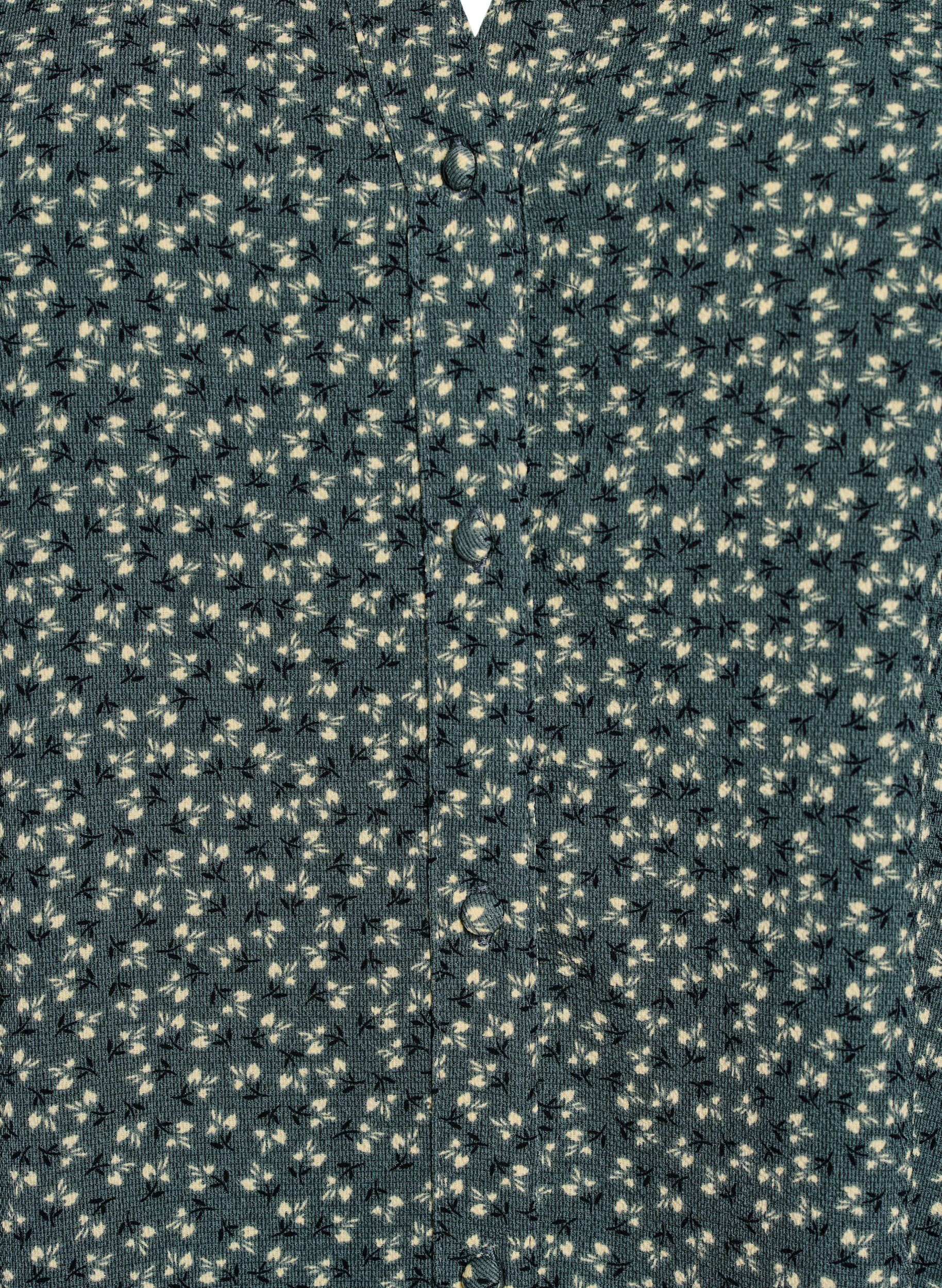 Zizzifashion A-line midi dress with short sleeves, Green, Packshot image number 2