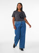 Organic cotton t-shirt with print, Dark Grey, Model image number 1