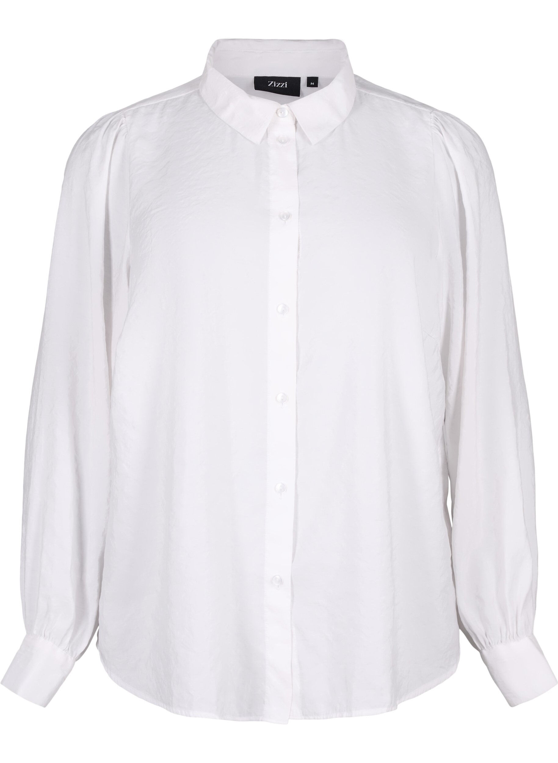 Zizzifashion Long-sleeved shirt in TENCEL&trade; Modal, Bright White, Packshot image number 0