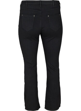 High-waisted bootcut Ellen jeans, Black, Packshot image number 1