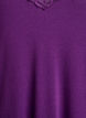 Nightgown with lace hem, Purple, Packshot image number 2