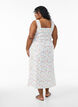 Summer dress with wide straps, White, Model image number 1