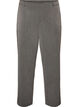 High-waisted tailored trousers with straight fit, Dark Grey, Packshot image number 0