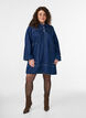 Short denim dress with collar and button fastening, Blue, Model image number 0