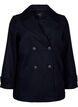 Short coat with double-breasted button closure, Blue, Packshot image number 0