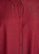 Long striped shirt with button detail on the back, Red, Packshot image number 2
