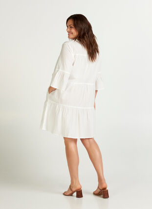 Dress, Bright White, Model image number 1