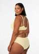 Tai briefs with dobby texture and lace trim, Yellow, Model image number 1