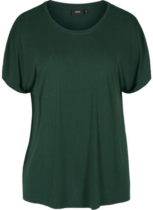 Short-sleeved T-shirt of viscose blend, Scarab, Packshot image number 0