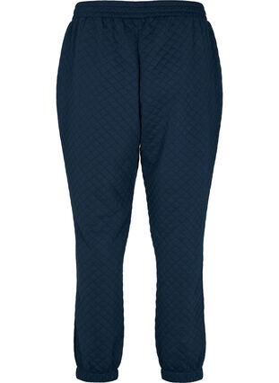 Quilted jogging bottoms with pockets, Navy Blazer, Packshot image number 1