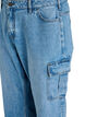 Loose fit cargo jeans with high waist, Light Blue, Packshot image number 2
