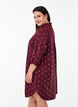 Short dress with collar and chest pocket, Red, Model image number 2