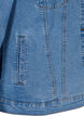 Denim jacket in a stretchy cotton blend, Blue, Packshot image number 3