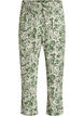High-waisted viscose trousers, Green, Packshot image number 0