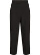 Tailored trousers with wide legs and high waist, Black, Packshot image number 1