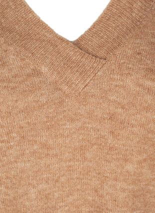 Marled, oversize knitted blouse with wool, Nomad as sample, Packshot image number 2