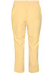 Trousers with pockets and straight legs, Yellow, Packshot image number 1