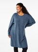 Long sleeved rib knit dress, Bering Sea Mel., Model image number 0