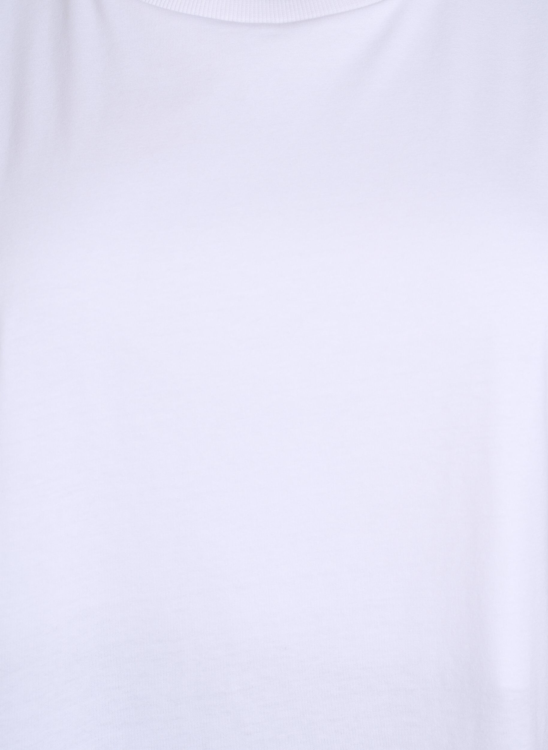 Zizzifashion Sleeveless jersey blouse with shoulder pads, White, Packshot image number 2