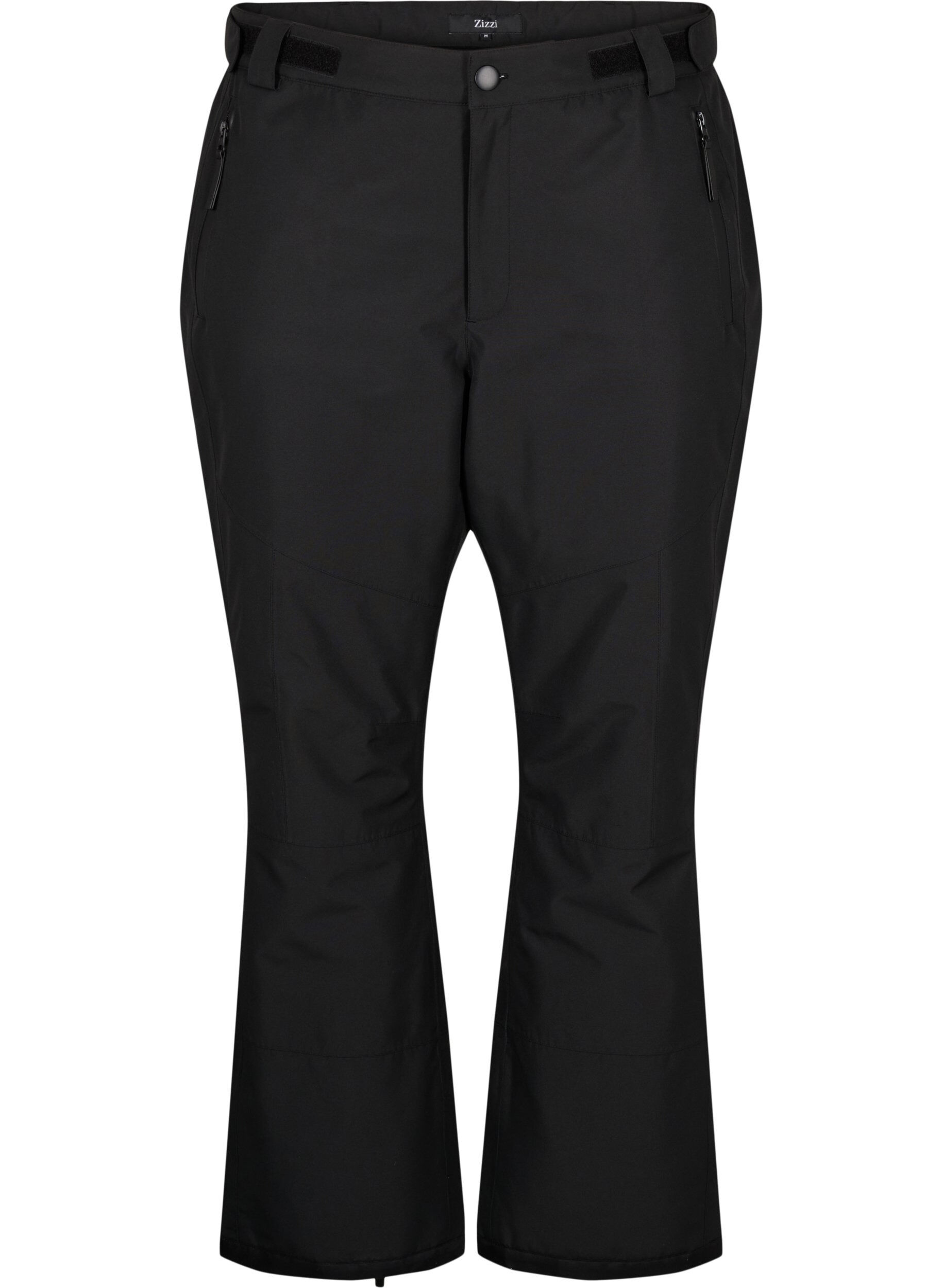 Ski trousers with pockets and adjustable waist