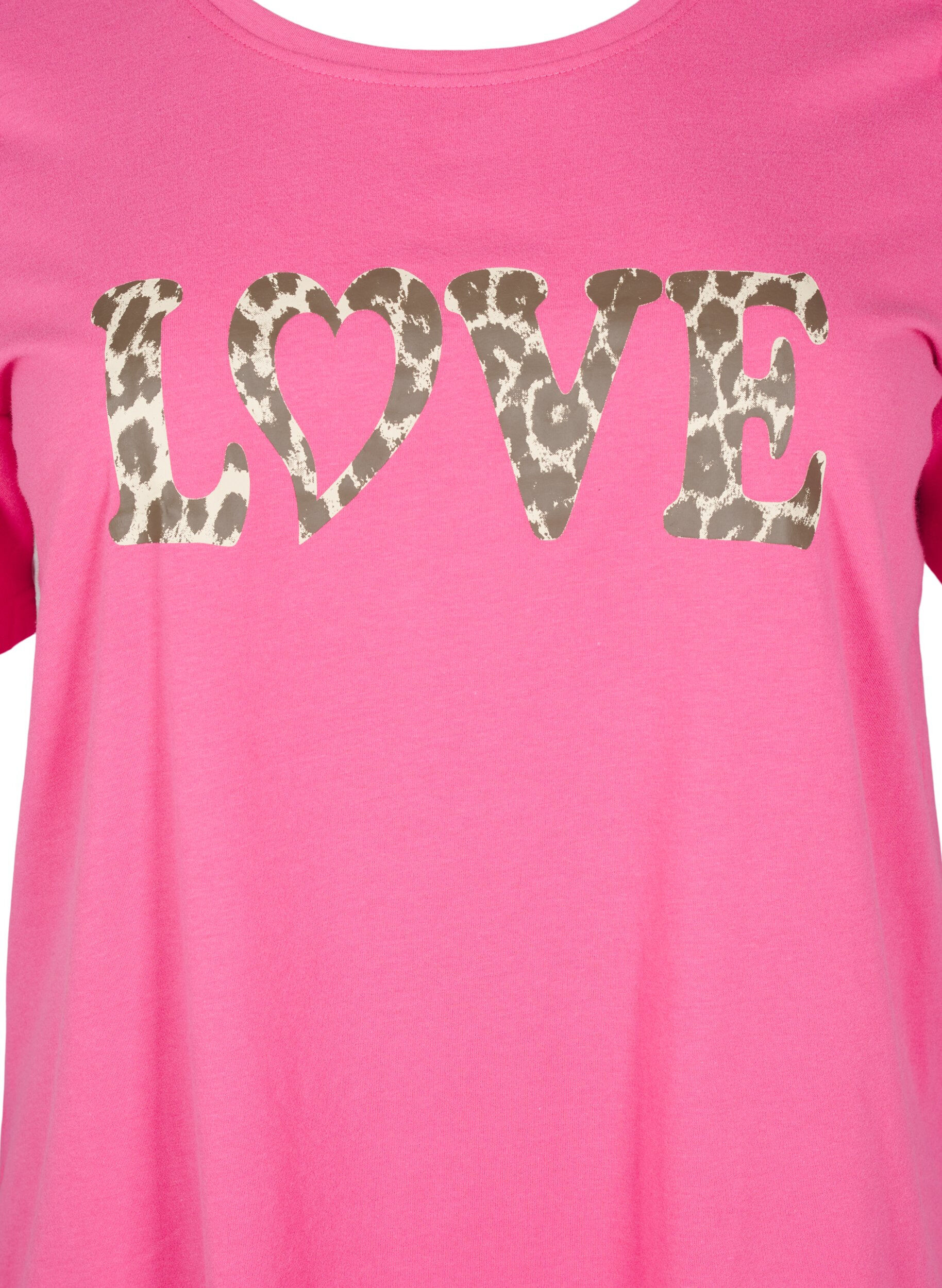 Zizzifashion FLASH - T-shirt with motif, Pink, Packshot image number 2