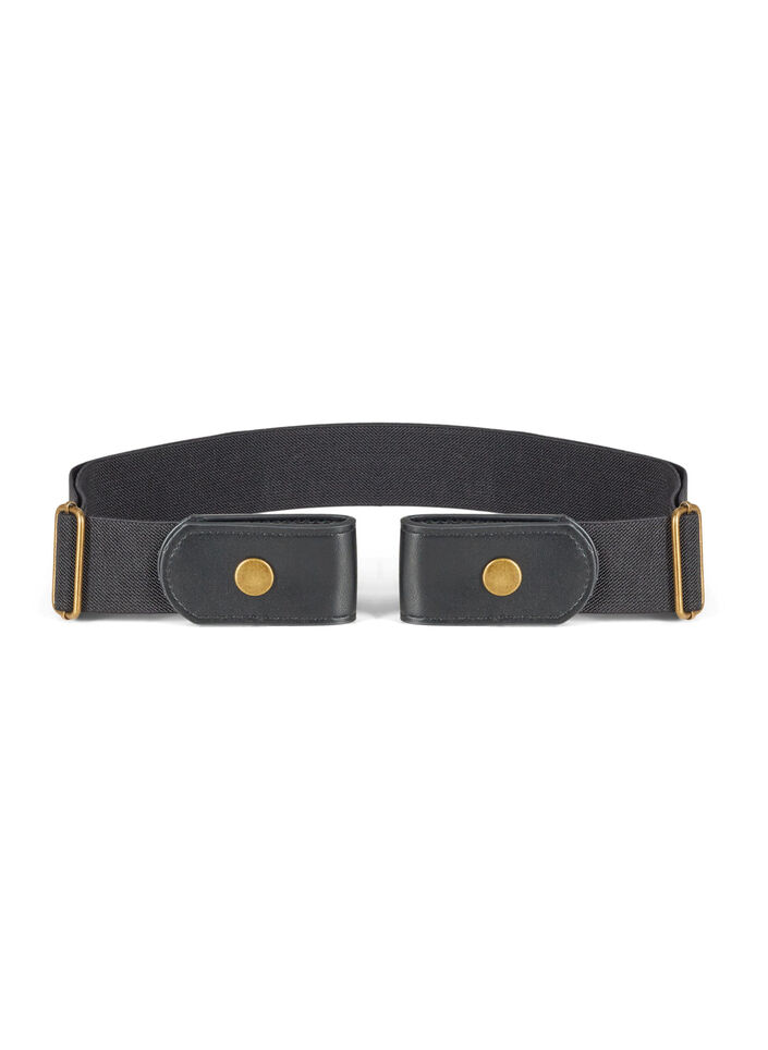 Stretch belt, Black, Packshot image number 0