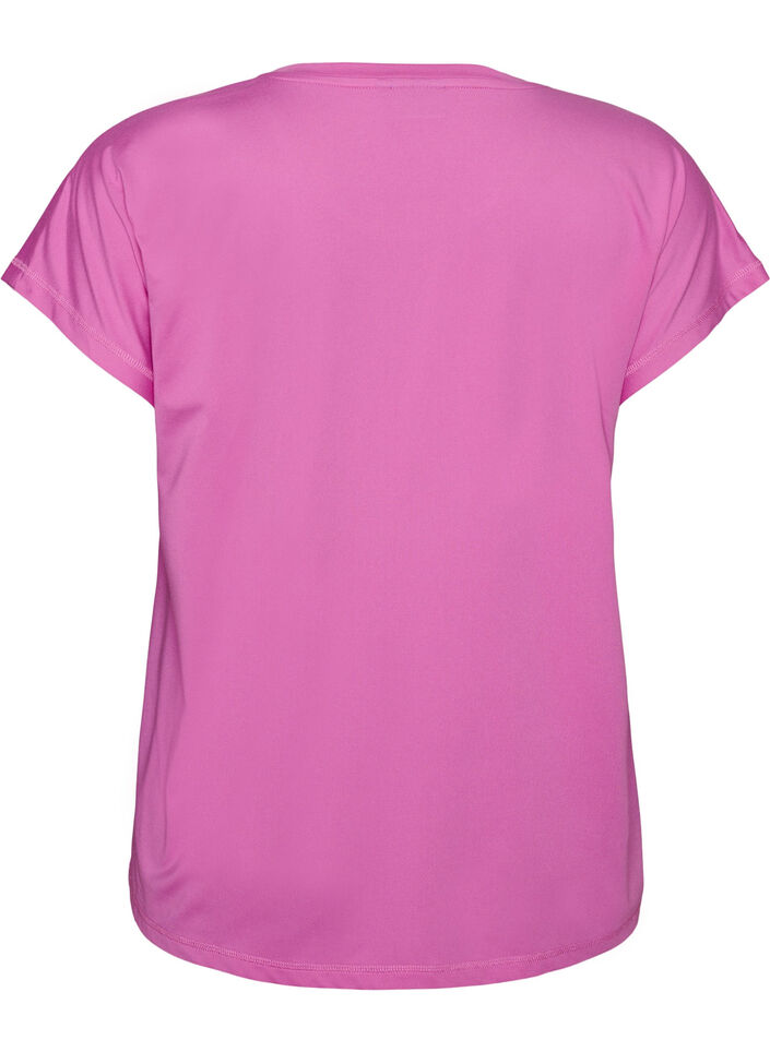 Solid-coloured training T-shirt, Purple, Packshot image number 1
