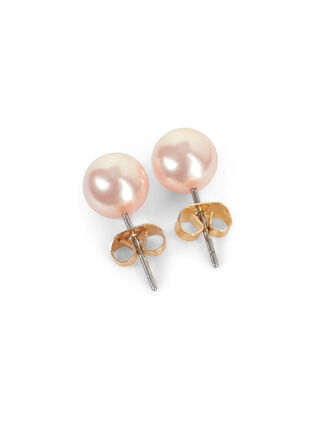 Pearl earrings, Rose, Packshot image number 1