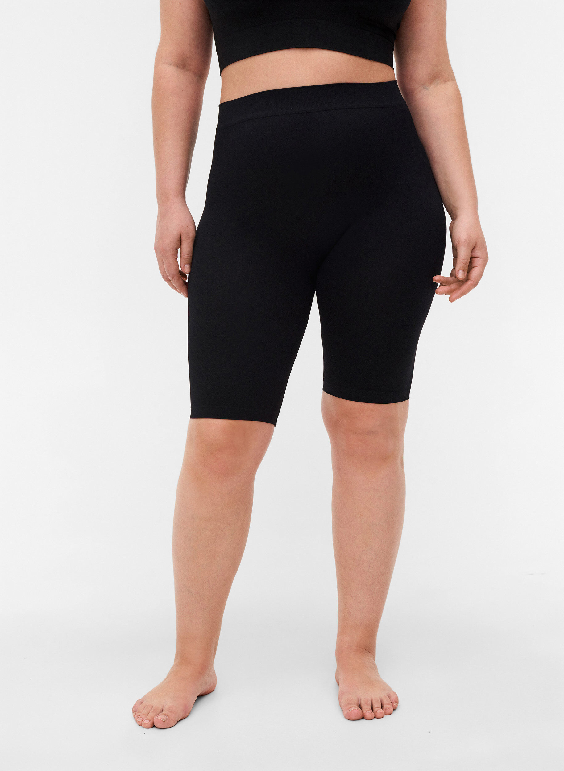 Zizzifashion Seamless cycling shorts, Black, Model image number 3