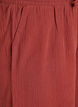 Culotte trousers in cotton muslin with high waist, Red, Packshot image number 2