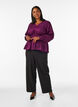 High-waisted tailored trousers with straight legs, Black, Model image number 0