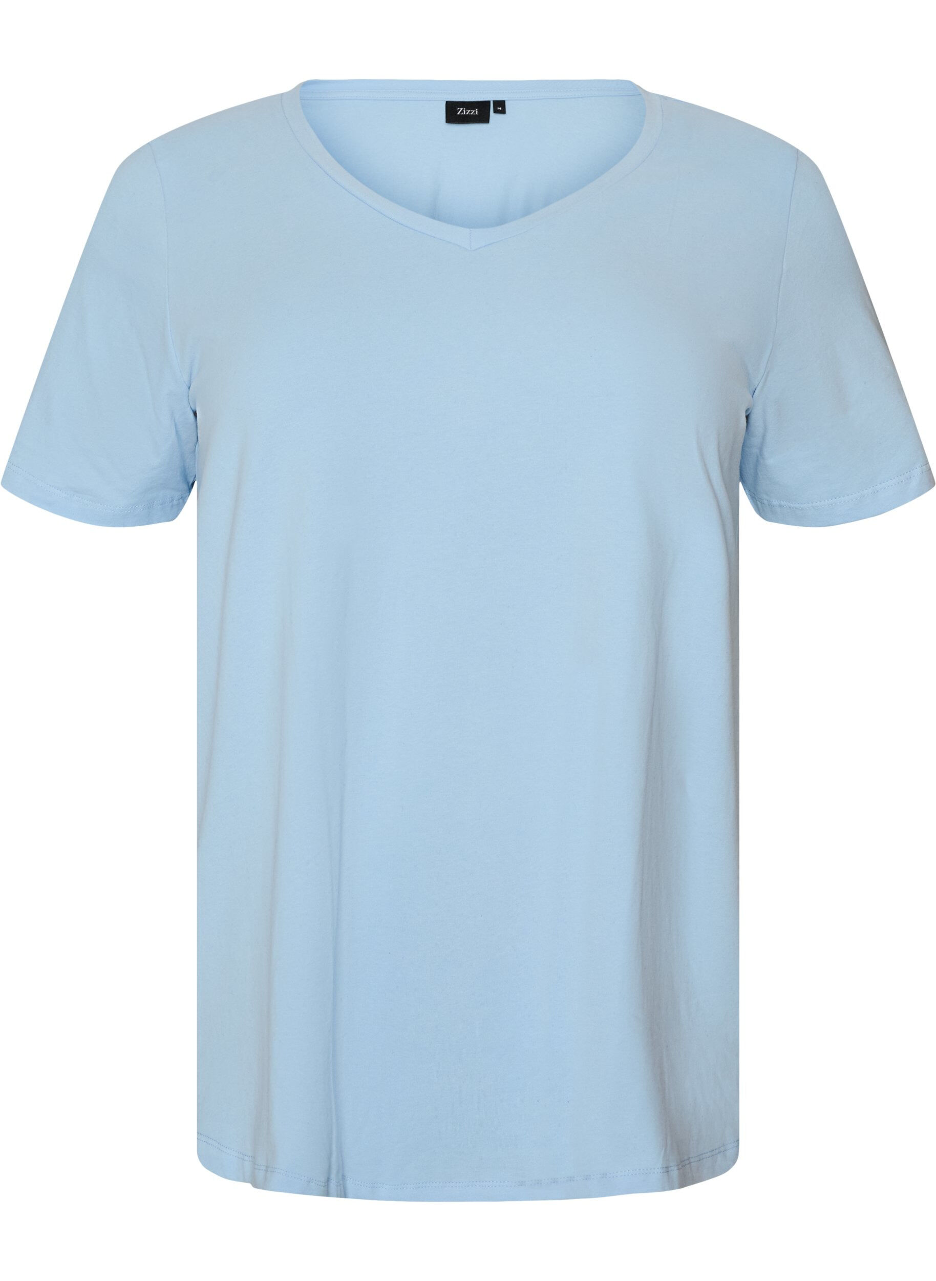 Basic plain cotton t-shirt