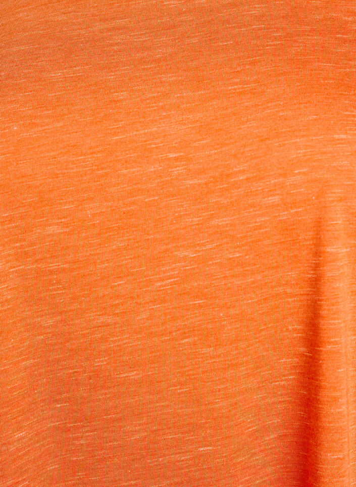 Loose workout t-shirt with short sleeves, Coral, Packshot image number 2