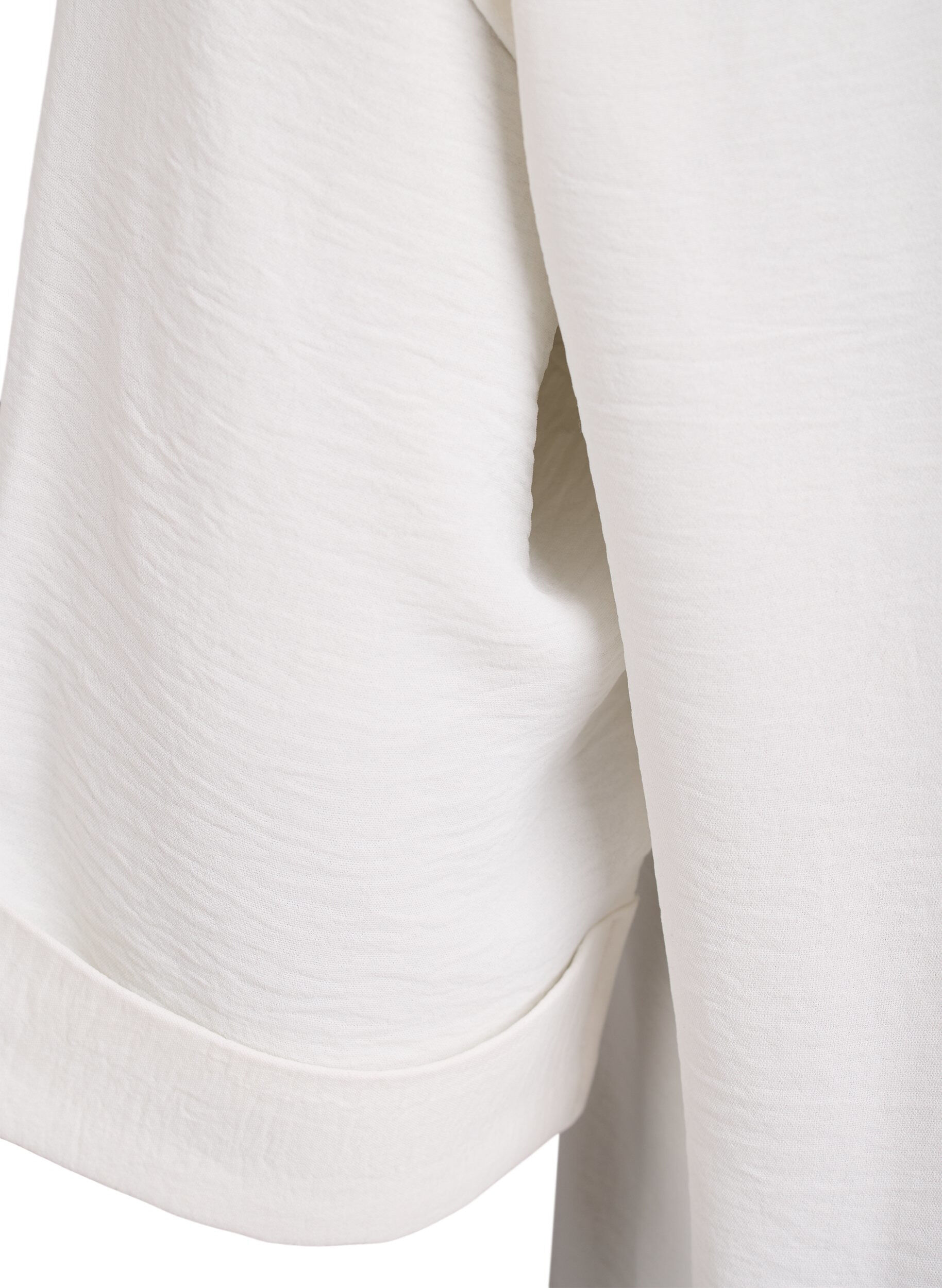 Zizzifashion FLASH - Shirt with chest pockets and 3/4 sleeves, Vanilla, Packshot image number 3